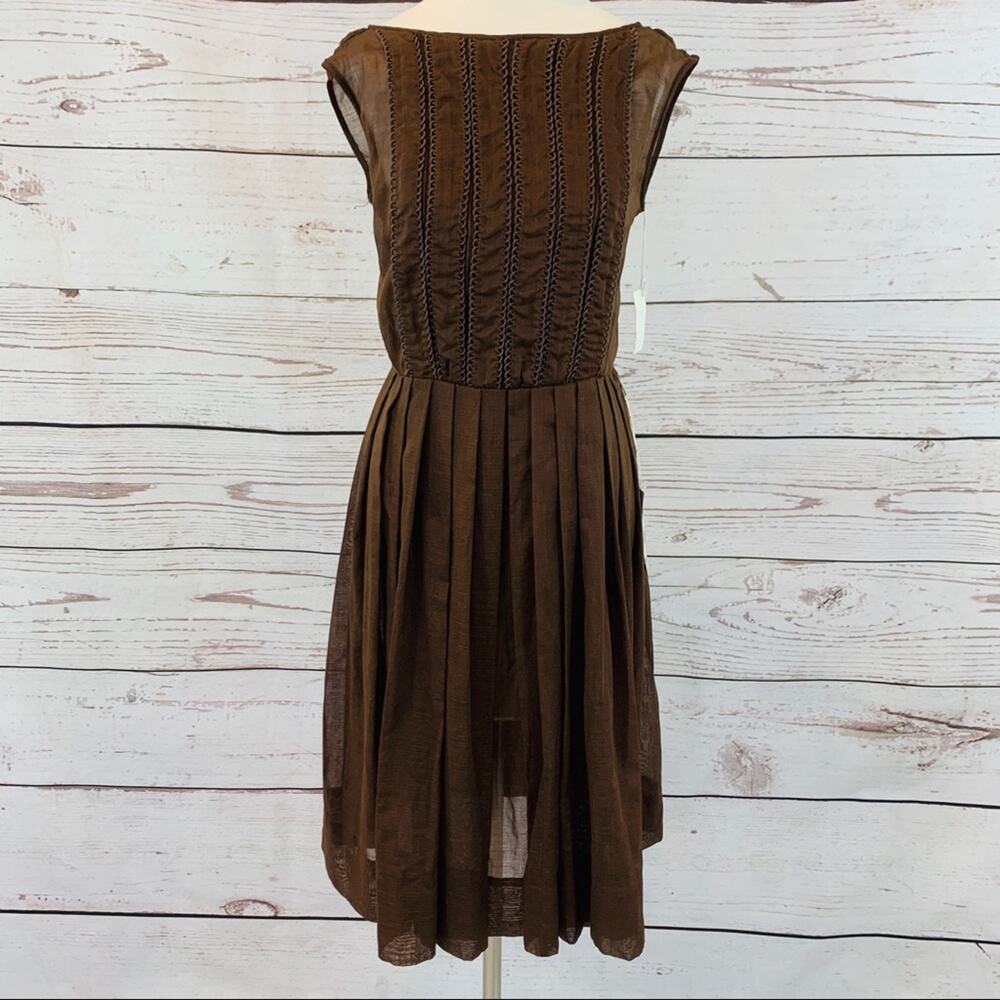 Betty Hartford vintage new with tags brown dress